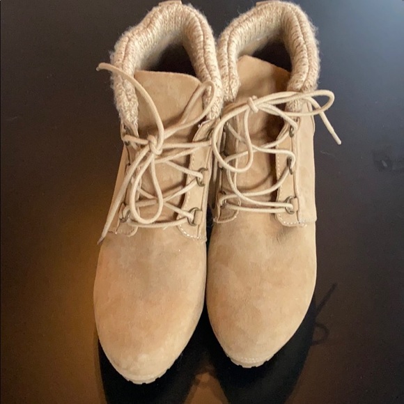 Suede booties - Picture 1 of 9